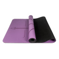 Wholesale Fitness Double Sided Custom Logo TPE Yoga Mat with Position Line